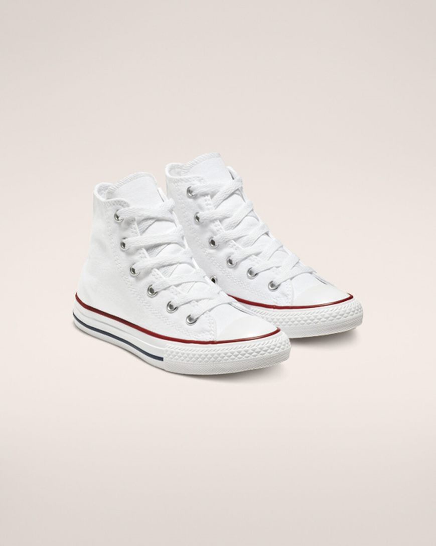 Tenisi Inalti Fete Converse Chuck Taylor All Star Clasici Albi | RO WIDGQ175